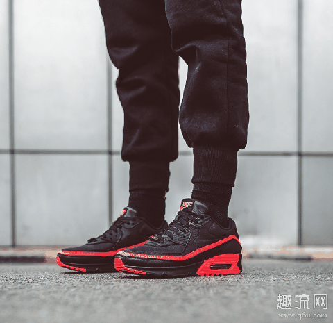 air max 90 x UNDFTD开箱上脚测评 airmax90偏大偏小