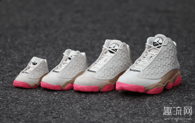 亮粉撞色潮牌资讯点缀中底（AJ13中国年CNY上脚搭配图赏析 AJ13中国年和紫金湖人买哪个）