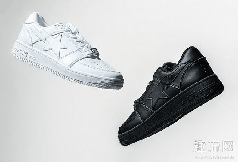  鞋面基本设计跟潮牌商城 Nike Air Force 1 一致（Bape全新20周年纪念鞋款曝光 BAPE STA在哪购买）