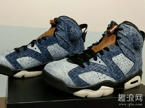 AJ6水洗丹宁开箱测评 AJ6水洗丹宁货量大吗