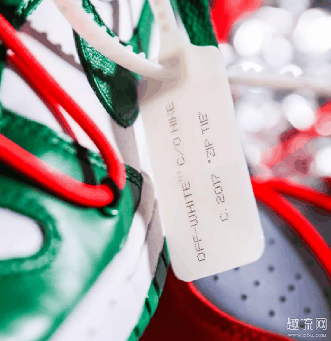 OW Dunk红绿配色开箱测评 OW Dunk价格趋势怎么样