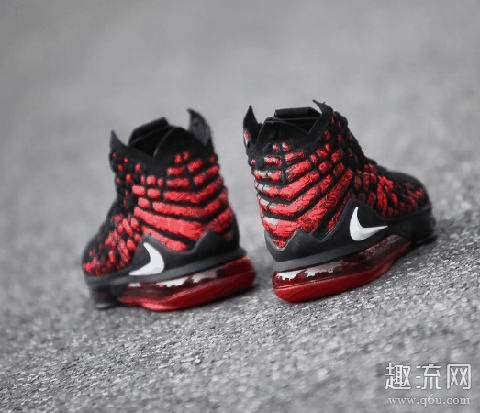 黑红LeBron 17新品曝光 黑红 LeBron 17实物赏析