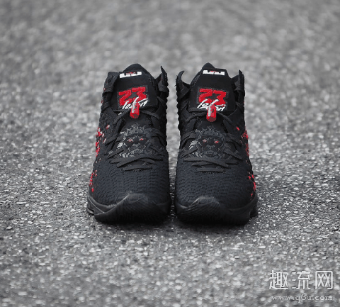 黑红LeBron 17新品曝光 黑红 LeBron 17实物赏析