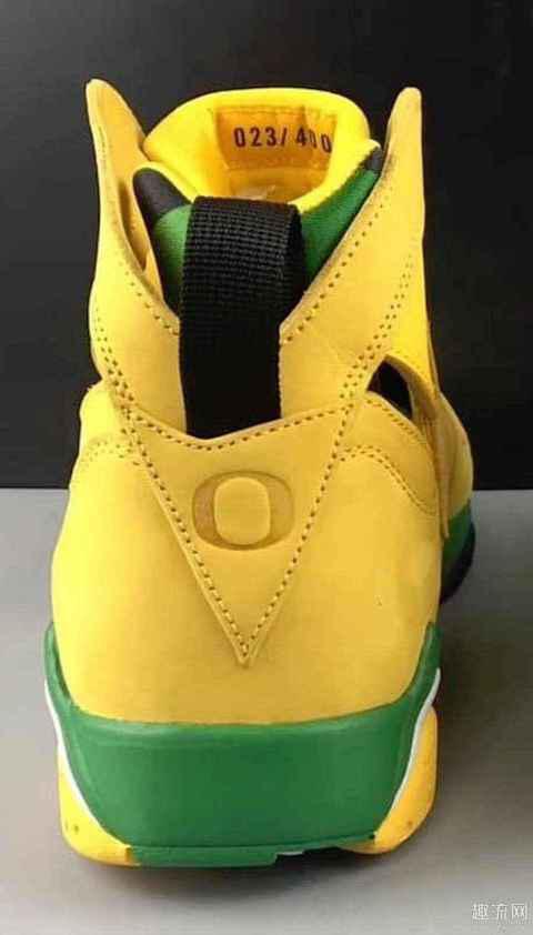 AJ7俄勒冈配色实物赏析 AJ7俄勒冈配色上脚效果