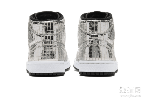 Air Jordan 1 Mid“Disco Ball”明年登场 Air Jordan 1 Mid“Disco 灯球”上脚好看吗