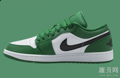  继此前曝光的 A潮牌品牌ir Jordan 1 黑绿将复刻后（Nike AJ1 Low“小凯尔特人”配色即将发售 吴亦凡上脚的AJ1 Low是哪双）