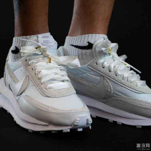 sacai x LDV Waffle 全新纯白配色上脚效果 sacai x LDV Waffle 纯白配色最新发售信息