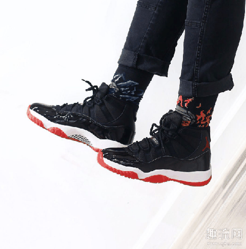 AJ11黑红上脚效果 AJ11黑红如何搭配
