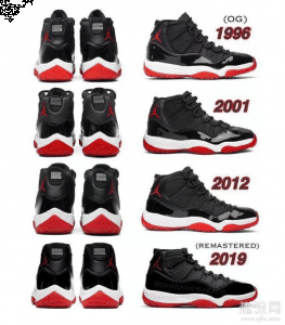 较之之前的AJ正代潮牌品牌专用的EVA更不易粉化（aj11黑红复刻差别 aj11黑红2019复刻做工怎么样）