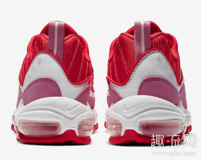 呈现出十足潮牌汇潮牌网店的复古气质（ Air Max 98情人节2020新图流出 Nike Air Max 98有什么科技）
