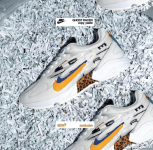 使双脚受冲潮牌商城击的时候（Nike x size？推出联名Air Ghost Racer Nike新鞋“复制粘贴”你觉得好看吗）