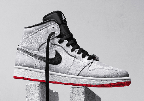 AJ1白丝绸撕开来是什么样 aj1白丝绸刮开好看吗