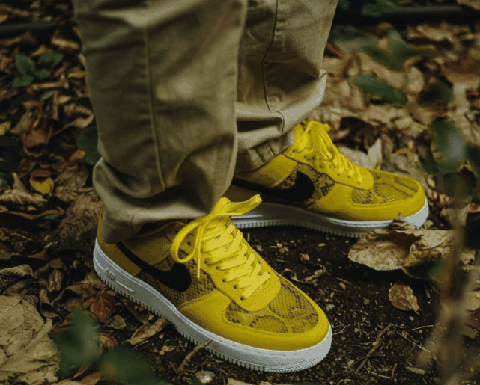 Air Force 1蛇纹全新脚实测 空军一号豹纹惊艳登场