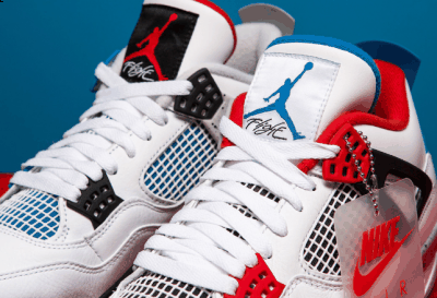 会涨价吗？现在就让我们一起来看看吧！ Air Jordan 潮牌4 “What The”实物赏析 诞生于 1989 年的 Air Jordan 4 在今年迎来了第三十周年（AJ4红蓝鸳鸯会涨价吗 AJ红蓝鸳鸯货量如何）
