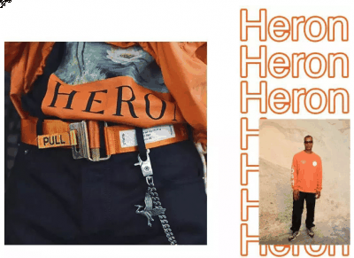 其实早在VETEMENTS推出潮牌汇潮牌网家喻户晓的DHL制服tee之前（HERON PRESTON是谁 HERON PRESTON“叼着鱼的仙鹤”设计灵感）