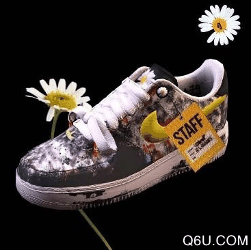 王一博上脚权志龙联名新鞋刮刮乐 权志龙 PMO x Air Force 1 韩国限定发售