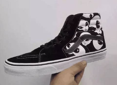 vans夜光外星人涂鸦开箱测评 vans外星人怎么反光