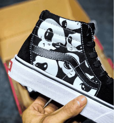 vans夜光外星人涂鸦开箱测评 vans外星人怎么反光