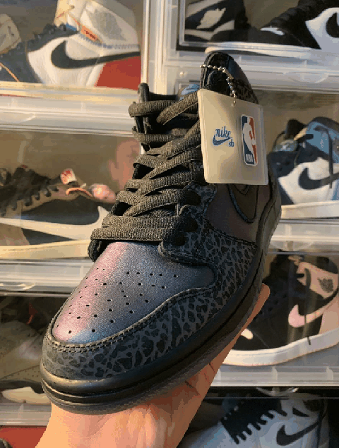 耐克sb dunk 全明星配色开箱测评 black sheep联名dunk sb“黑色大黄蜂”实物赏析