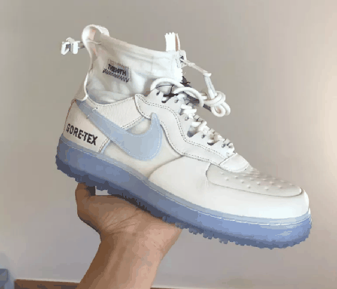AF1 WTR GORE-TEX纯白开箱测评 AF1 GORE-TEX上脚图赏析