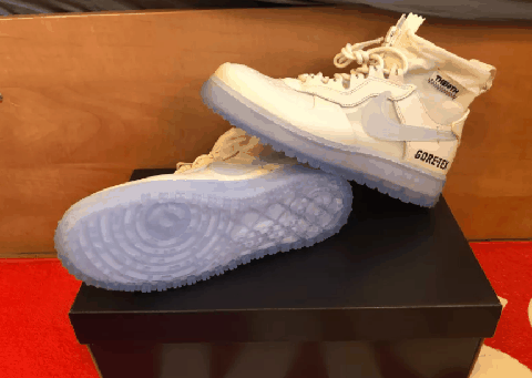 AF1 WTR GORE-TEX纯白开箱测评 AF1 GORE-TEX上脚图赏析