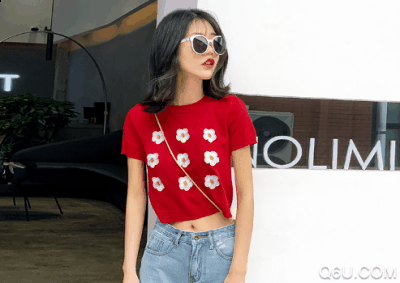 我们来看看夏天女潮牌汇潮牌网生红色衣服如何穿搭（夏天女生红色衣服如何穿搭 2019流行的夏日红色衣服穿搭图片）