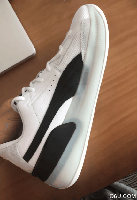 PUMA clyde hardwood黑白配色开箱测评 彪马clyde hardwood尺码如何选择