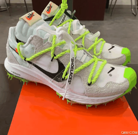 ow钉鞋2.0白绿开箱测评 OW X Nike Air Zoom Terra Kiger 5钉鞋脚感怎么样