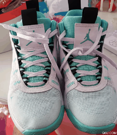 AJ jumpman 2020薄荷绿开箱测评 jumpman 2020郭艾伦配色上脚图赏析
