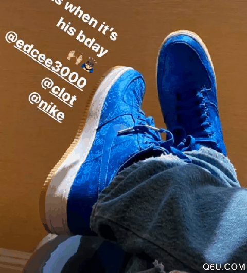 CLOT x AF1蓝丝绸可以刮开吗 CLOT x AF1蓝丝绸刮刮乐效果图展示