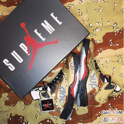 Supreme X Jordan Brand再次联名 联名鞋款原型为AJ14