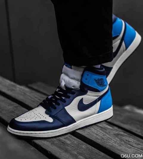 AJ1黑曜石北卡蓝开箱上脚测评 AJ1黑曜石北卡蓝怎么样