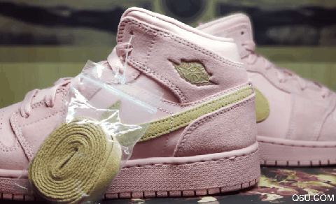 aj1mid珊瑚金开箱测评 aj1mid珊瑚金上脚赏析