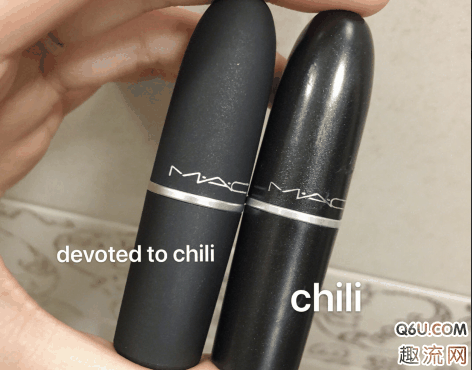 mac316跟小辣椒的区别 mac316和mac chili试色对比