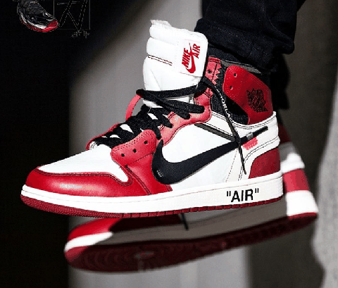 AJ1ow北卡蓝、芝加哥和纯白将在10月份补货 AJ1ow北卡蓝、芝加哥和纯白上脚图对比
