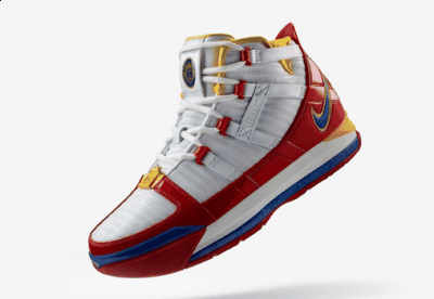  LeBron 3 “SuperBro 采用了潮牌品牌同原始 PE 装扮相反的第二配色（2019年春节假期间发售重磅鞋款有哪些 2019年春节假期间发售重磅鞋款清单）
