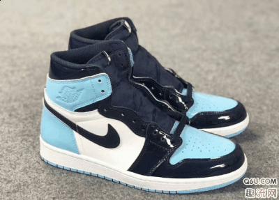 加上北卡蓝这种颜潮牌汇潮牌网色自带小清新属性（Air Jordan 1 OG “UNC Patent”推迟发售 AJ1 high 北卡蓝好买吗）