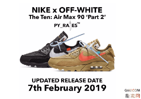 OW x Air Max 90推迟发售 OW x Air Max 90入手建议