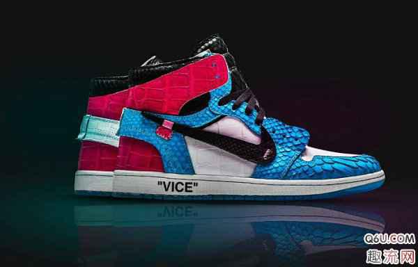 OW x AJ “VICE” 客制鞋款发售消息 OW x AJ “VICE” 客制鞋款实物图