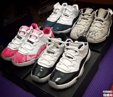 AJ11 low白蛇、粉蛇、蓝蛇哪个颜值最高 AJ11低帮夏天穿热吗