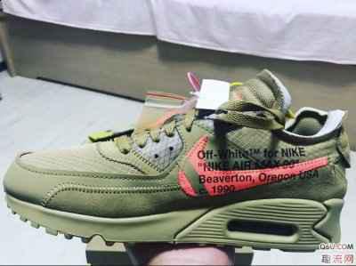 OFF-WHITE x Nike Air Max 90沙漠潮牌汇潮牌网开箱测评 Max 90联名款上脚图（OFF-WHITE x Nike Air Max 90沙漠开箱测评 Max 90联名款上脚图）