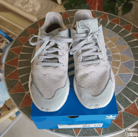 阿迪达斯Nite Jogger 2019灰绿开箱测评 Nite Jogger 2019上脚图
