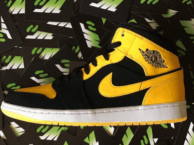  只可惜这双看了就想潮牌品牌买的配色国内并未发售（Air Jordan 1 Mid系列起飞了？Air Jordan 1 Mid 涨价鞋款有哪些？）