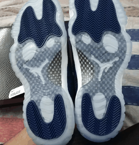 AJ11 low蓝蛇开箱测评 aj11蓝蛇有女码吗