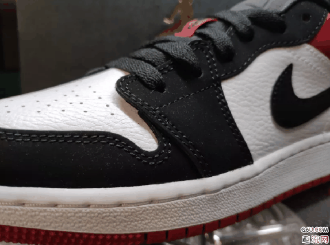 AJ1 low黑脚趾开箱测评 AJ1低帮黑脚趾值得买吗