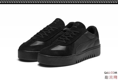 还有夸张的锯潮牌信息齿底纹设计（PUMA x XO Terrains即将发售 PUMA与盆栽哥联名鞋自带增高）
