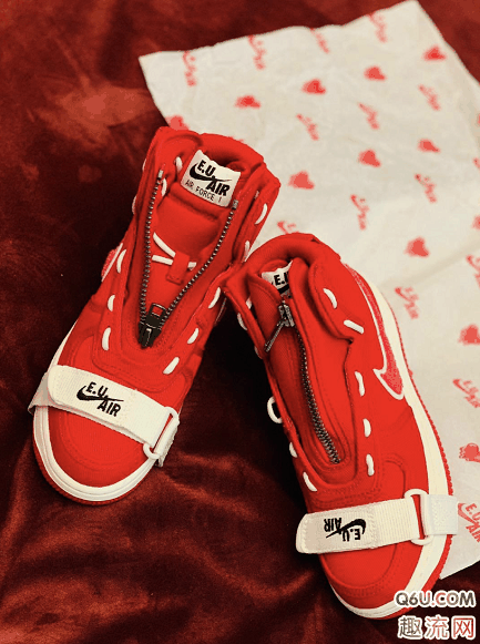 陈冠希同款E.U. X AF1开箱测评 E.U. X AF1上脚图