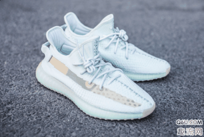 与 “Static”潮牌汇潮牌网店 的透明侧透不同（yeezy 350 v2 Hyperspace开箱实物赏析 yeezy 350 v2 Hyperspace上脚图）