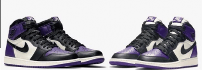  AJ1黑紫脚趾男女码有什么不同 AJ1黑潮牌紫脚趾男女鞋款明显的不同就是鞋头颜色不一样（AJ1黑紫脚趾男女码有什么不同 AJ1黑紫脚趾男女码分别多少钱）