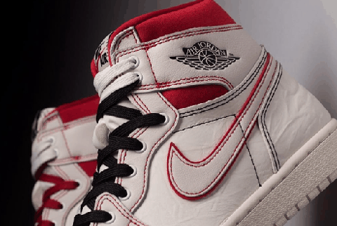 有别于其他潮牌品牌纯白配色（ Air Jordan 1兔八哥实物欣赏 Air Jordan 1兔八哥上脚图）